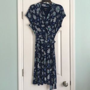 Liz Claiborne V-Neck Floral Dress Size XL